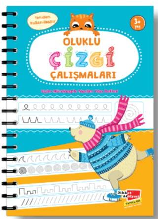 Oluklu Çizgi Çalışmaları Kitabı 3 Yaş ve Üzeri - 1