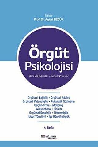 Örgüt Psikolojisi: Yeni Yaklaşımlar Güncel Konular - 1