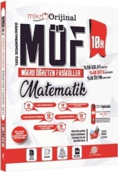 Orijinal Mikro 10. Sınıf Matematik MÖF Mikro Öğreten Fasiküller - 1