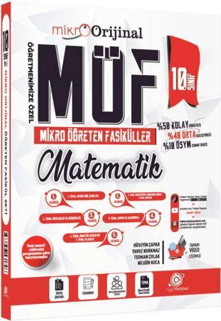 Orijinal Mikro 10. Sınıf Matematik MÖF Mikro Öğreten Fasiküller - 1
