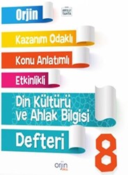 Orjin 8. Sınıf Din Kültürü ve Ahlak Bilgisi Defteri - 1