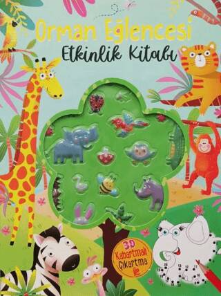 Orman Eğlencesi Etkinlik Kitabı Kabartmalı Çıkartmalı - 1