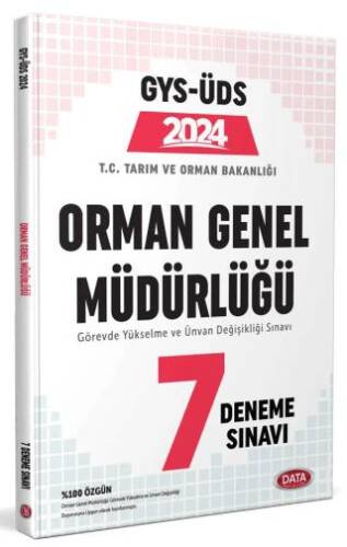 Orman Genel Müdürlüğü GYS-ÜDS 7 Deneme Sınavı - 1