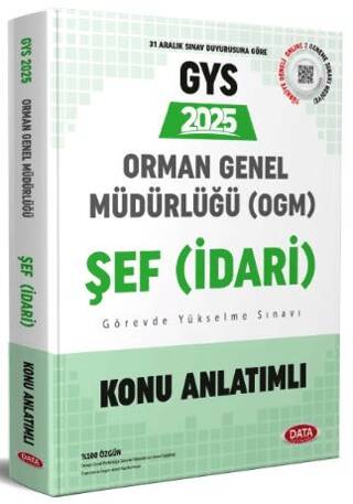 Orman Genel Müdürlüğü GYS Şef İdari Konu Anlatımlı - 1
