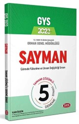 2023 Orman Genel Müdürlüğü Sayman Görevde Yükselme Sınavı Tamamı Çözümlü 5 Deneme - 1