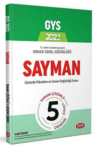 2023 Orman Genel Müdürlüğü Sayman Görevde Yükselme Sınavı Tamamı Çözümlü 5 Deneme - 1