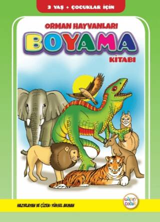 Orman Hayvanları Boyama Kitabı - 1