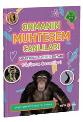 Ormanın Muhteşem Canlıları - Çıkartmalı Aktivite Kitabı - 1