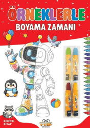 Örneklerle Boyama Zamanı - Kırmızı Kitap - 0-6 Yaş Yayınları