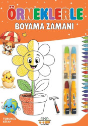 Örneklerle Boyama Zamanı - Turuncu Kitap - 0-6 Yaş Yayınları