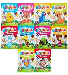 Örnekli Kolay Boyama Kitabı 10 Kitap Takım - 1