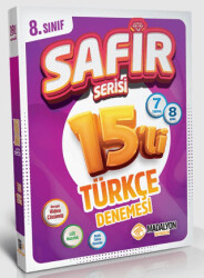 Safir 8. Sınıf Türkçe Branş Deneme 15`li - Madalyon Yayınları
