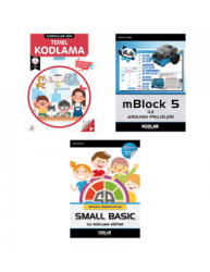 İlk ve Ortaokullar İçin Kodlama Seti 3 Kitap Takım - 1
