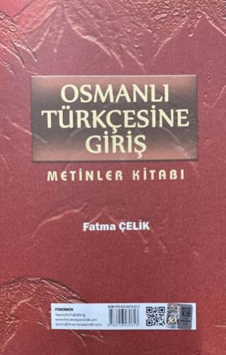 Osmanlı Türkçesine Giriş - 1