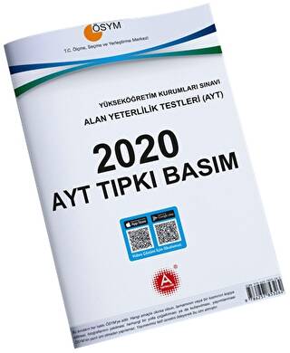 ÖSYM 2020 AYT Video Çözümlü Tıpkı Basım Orjinal Çıkmış Sorular - 1