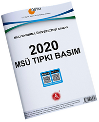 ÖSYM 2020 MSÜ Video Çözümlü Tıpkı Basım Orijinal Çıkmış Sorular - 1