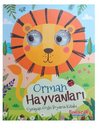 Oynayan Gözlü Boyama Kitabı – Orman Hayvanları - 1