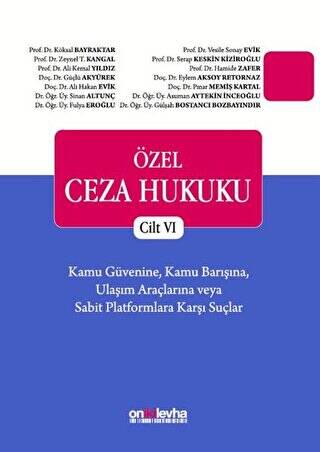 Özel Ceza Hukuku Cilt 6 - 1