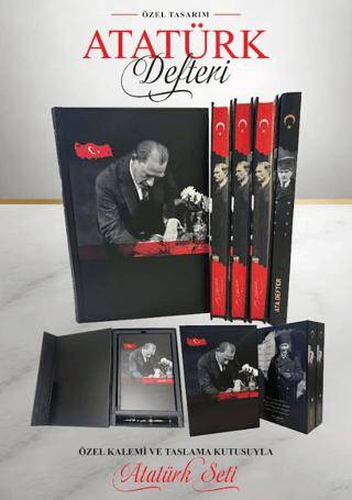 Özel Tasarım Kutulu Atatürk Defteri ve Kalem - 1