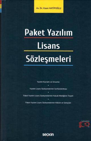 Paket Yazılım Lisans Sözleşmeleri - 1