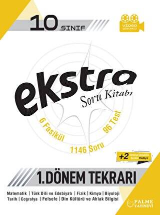 Palme 10. Sınıf Ekstra Soru Kitabı 1. Dönem Tekrarı - 1