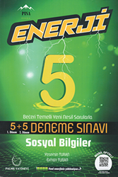 Palme 5. Sınıf Enerji Sosyal Bilgiler 5+5 Deneme Sınavı - Palme Yayınları