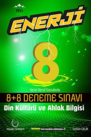 Palme 8. Sınıf Din Kültürü ve Ahlak Bilgisi Enerji 8+8 Deneme Sınavı - 1