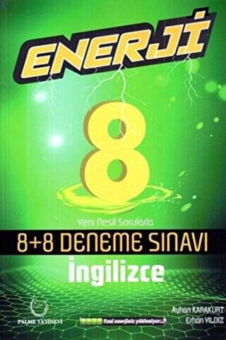 Palme 8. Sınıf Enerji Fen Bilimleri 8+8 Deneme Sınavı - 1