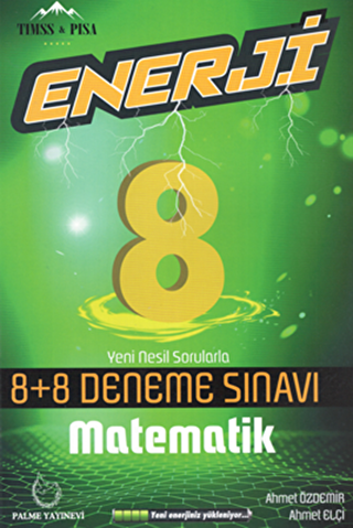 Palme 8. Sınıf Enerji Matematik 8+8 Deneme Sınavı - 1