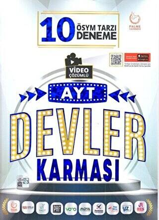 Palme YKS AYT Devler Karması 10 Deneme Sınavı - 1