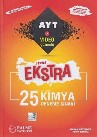 Palme YKS AYT Ekstra Kimya 25 Deneme Sınavı - 1