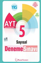 Palme YKS AYT Sayısal 5 Deneme Sınavı - Palme Yayınları