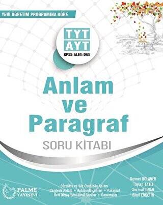 Palme YKS TYT AYT Anlam ve Paragraf Soru Kitabı - 1