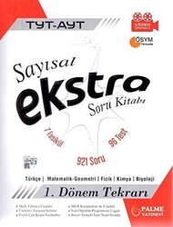 Palme YKS TYT AYT Sayısal Ekstra Soru Kitabı 1. Dönem Tekrarı - 1