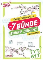 Palme YKS TYT AYT Türkçe Matematik 7 Günde Bahar Dönemi Soru Kitabı - Palme Yayınları