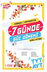 Palme YKS TYT AYT Türkçe Matematik 7 Günde Güz Dönemi Soru Kitabı - 1