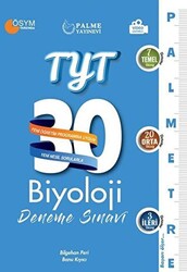 Palme YKS TYT Biyoloji 30 Deneme Palmetre Video Çözümlü - Palme Yayınları