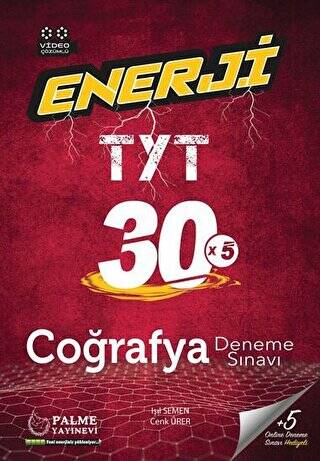 Palme YKS TYT Enerji Coğrafya 30 Deneme Sınavı Video Çözümlü - 1