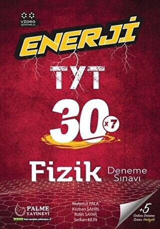 Palme YKS TYT Enerji Fizik 30 Deneme Sınavı Video Çözümlü - 1
