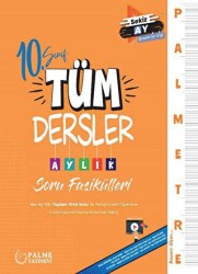 Palmetre 10. Sınıf  Tüm Dersler Aylık Çalışma Fasikülleri - 1