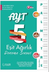 Palmetre AYT Eşit Ağırlık 5 Deneme Sınavı Palme Yayıncılık - Palme Yayınları