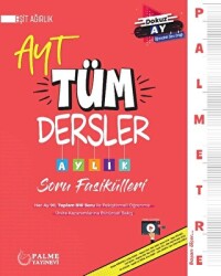 Palmetre AYT Eşit Ağırlık Tüm Dersler Aylık Çalışma Fasikülleri - 1