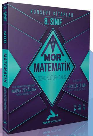 Paraf 8. Sınıf Mor Matematik Soru Kütüphanesi - 1