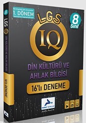 Paraf 8. Sınıfı LGS IQ 1. Dönem Din Kültürü ve Ahlak Bilgisi 16`lı Deneme - 1