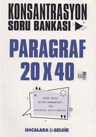 Paragraf Konsantrasyon Soru Bankası - 1
