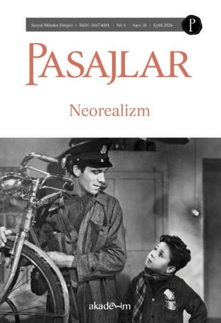 Pasajlar Sosyal Bilimler Dergisi Sayı 18 - Neorealizm - 1