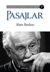 Pasajlar Sosyal Bilimler Dergisi Sayı 3 - Alain Badiou - Pasajlar Sosyal Bilimler Dergisi