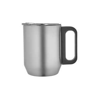 Paslanmaz Çelik Kupa Bardak - Krom - 350 ml - 5354 - 1