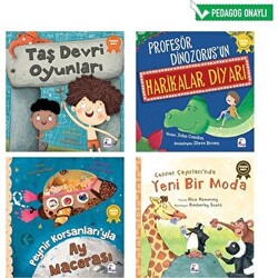 Pedagog Onaylı Uyku Vakti Hikayeleri Seti 4 4 Kitap - 1