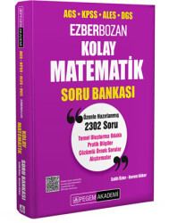 AGS KPSS ALES DGS Kolay Matematik Soru Bankası - Pegem Akademi Yayıncılık
